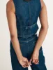 Dark Wash Denim Waistcoat sold by Nobody's Child