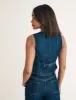 Dark Wash Denim Waistcoat sold by Nobody's Child