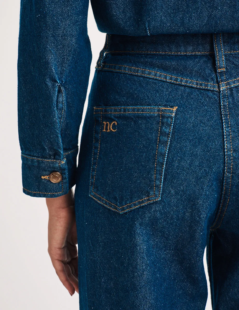 Dark Wash Denim Jumpsuit sold by Nobody's Child product image thumbnail 2