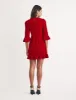 Red Velvet Fleur Mini Dress sold by Nobody's Child