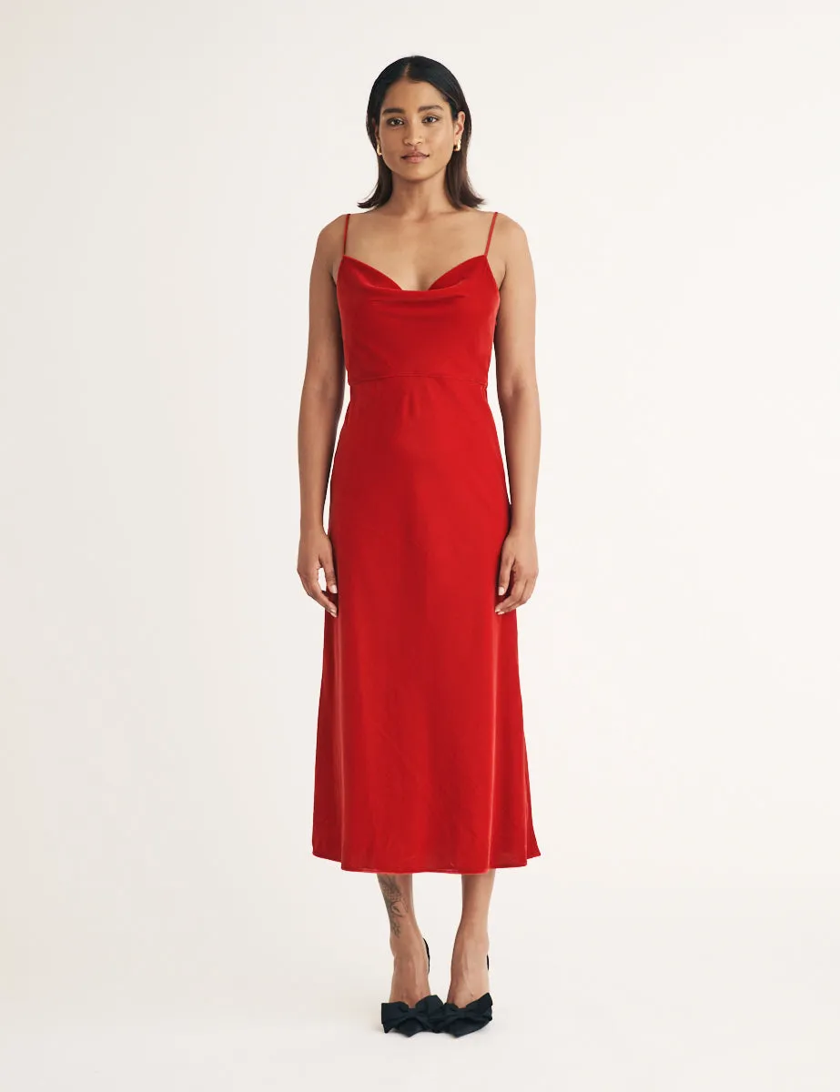 Red Velvet Trixie Midi Dress sold by Nobody's Child