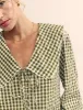 Green Long Sleeve Birdie Blouse sold by Nobody's Child