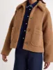 Brown Borg Collared Jacket sold by Nobody's Child