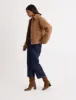 Brown Borg Collared Jacket sold by Nobody's Child