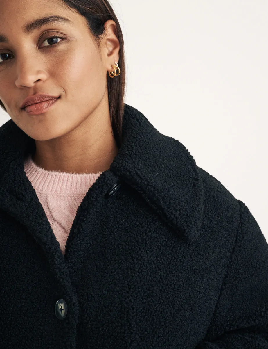 Black Borg Collared Jacket sold by Nobody's Child product image thumbnail 3