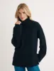 Black Oversized Roll Neck Wool Knitted Jumper sold by Nobody's Child