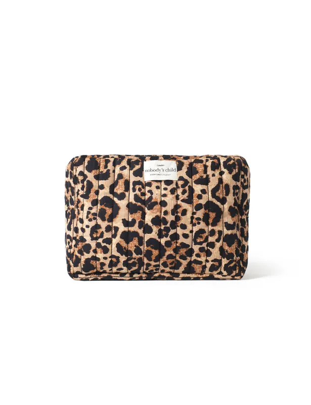 Leopard Print Makeup Bag sold by Nobody's Child