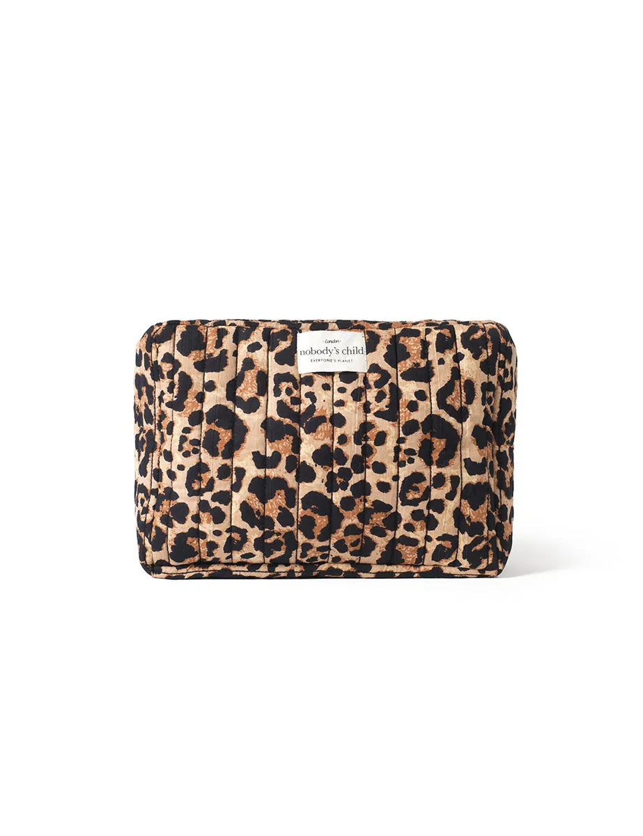 Leopard Print Makeup Bag sold by Nobody's Child