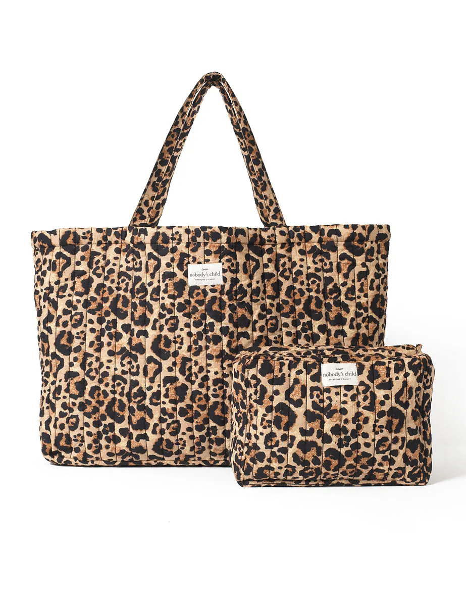 Leopard Print Makeup Bag sold by Nobody's Child product image thumbnail 2