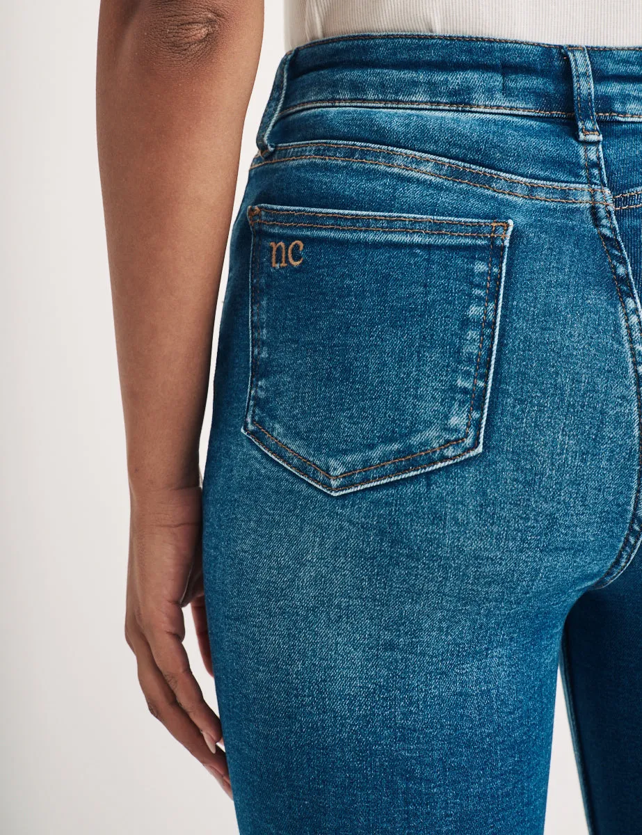 Mid Wash High Rise Skinny Jeans sold by Nobody's Child product image thumbnail 5