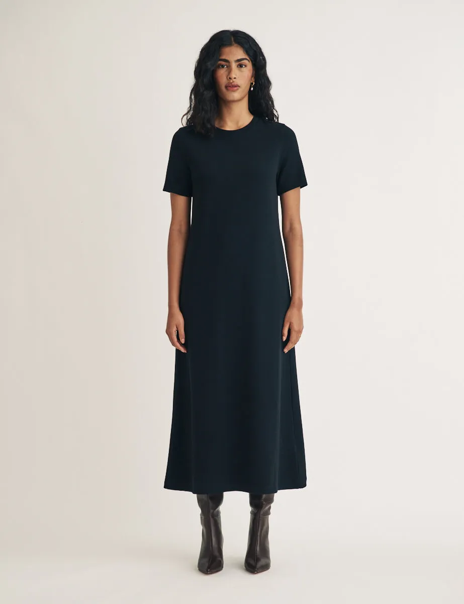 Black Jade Midi T-Shirt Dress sold by Nobody's Child