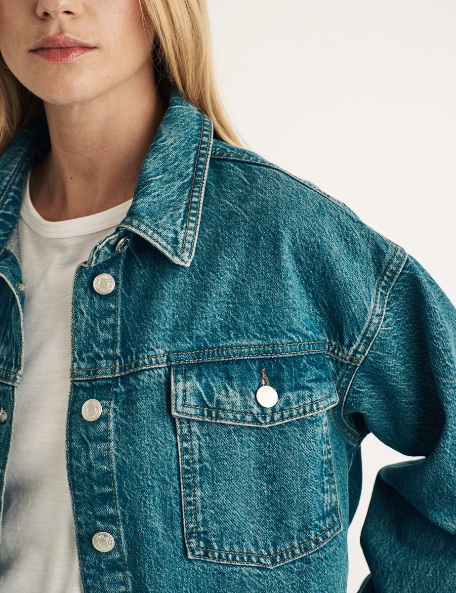 Vintage Mid Wash Denim Jacket sold by Nobody's Child product image thumbnail 3