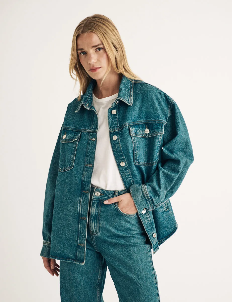 Vintage Mid Wash Denim Jacket sold by Nobody's Child