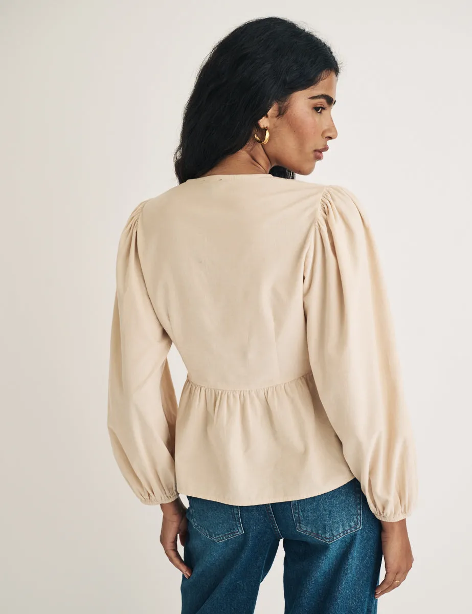 Stone Cord Ria Blouse sold by Nobody's Child product image thumbnail 4