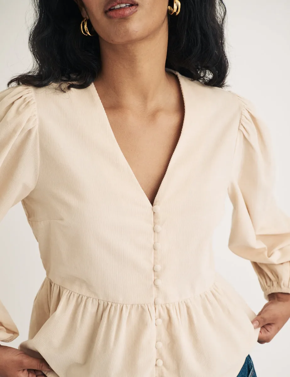 Stone Cord Ria Blouse sold by Nobody's Child product image thumbnail 2