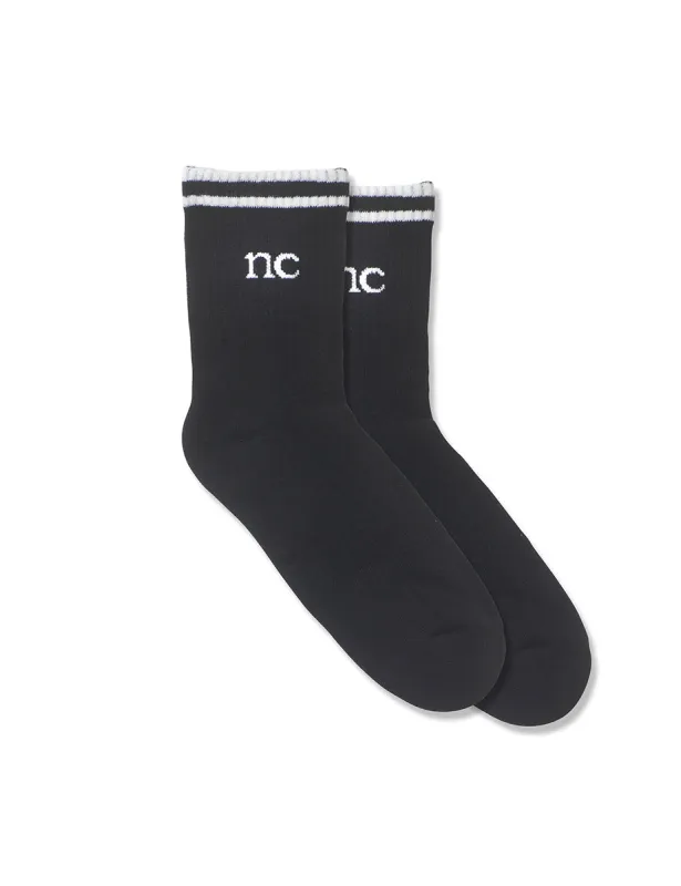 Black Ribbed Socks sold by Nobody's Child