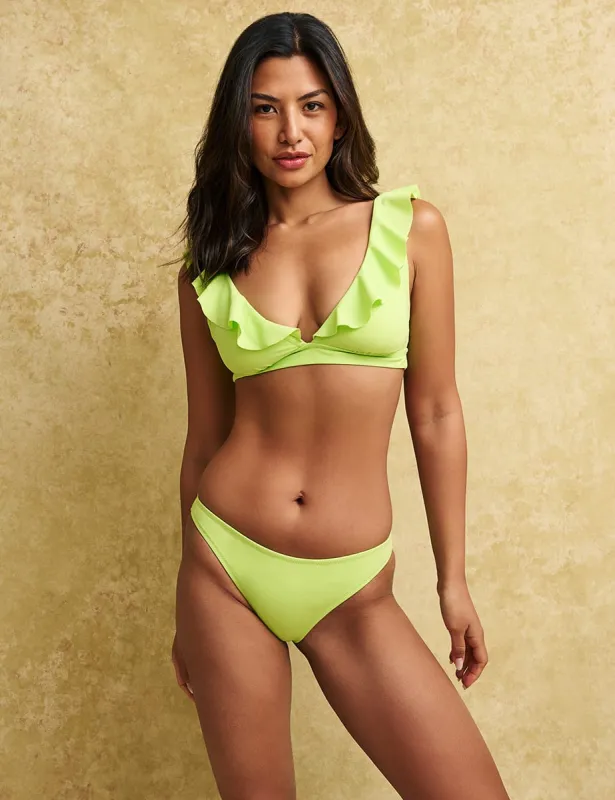 Lime Green Bikini Top sold by Nobody's Child