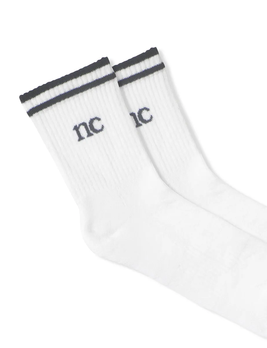 White Ribbed Socks sold by Nobody's Child product image thumbnail 2