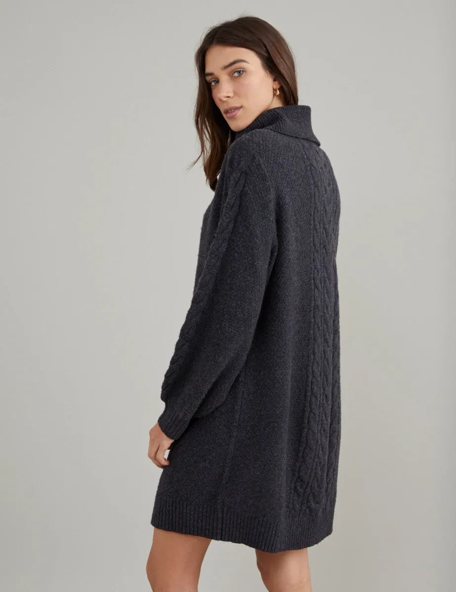 Grey Roll Neck Mini Jumper Dress sold by Nobody's Child product image thumbnail 5