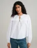 White Collar Detail Bridy Blouse sold by Nobody's Child