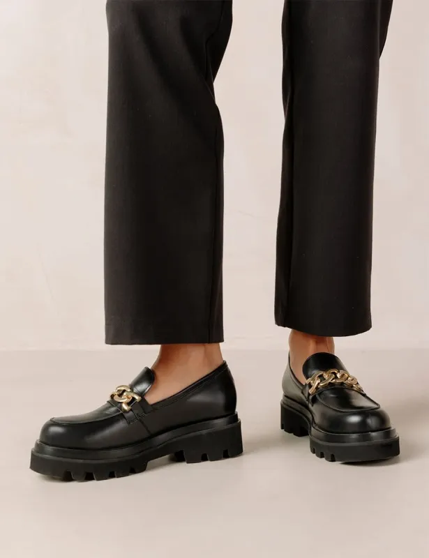 Alohas Leather Chunky Loafers sold by Nobody's Child
