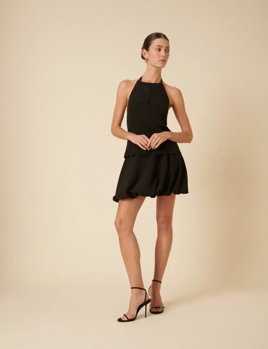 Black Halterneck Tailored Waistcoat sold by Nobody's Child product image thumbnail 2