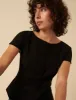 Black Tailored Pleated Blouse sold by Nobody's Child