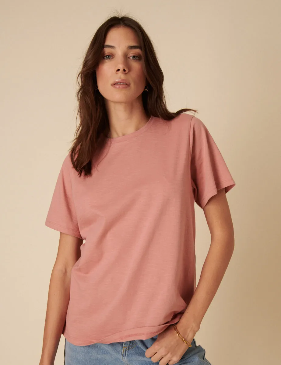 Pink Easy Fit T-Shirt sold by Nobody's Child