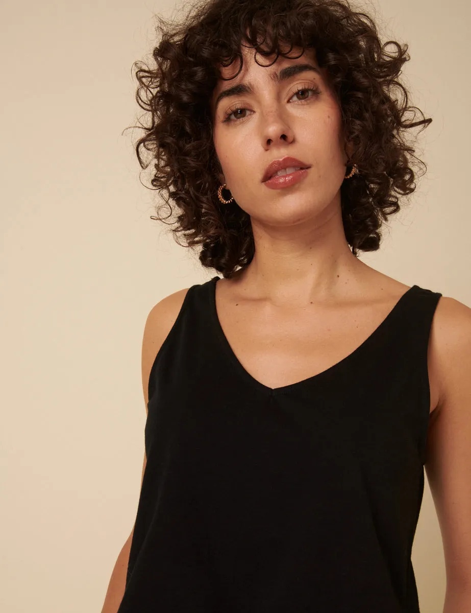Black Swing Vest Top sold by Nobody's Child product image thumbnail 3