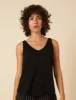 Black Swing Vest Top sold by Nobody's Child