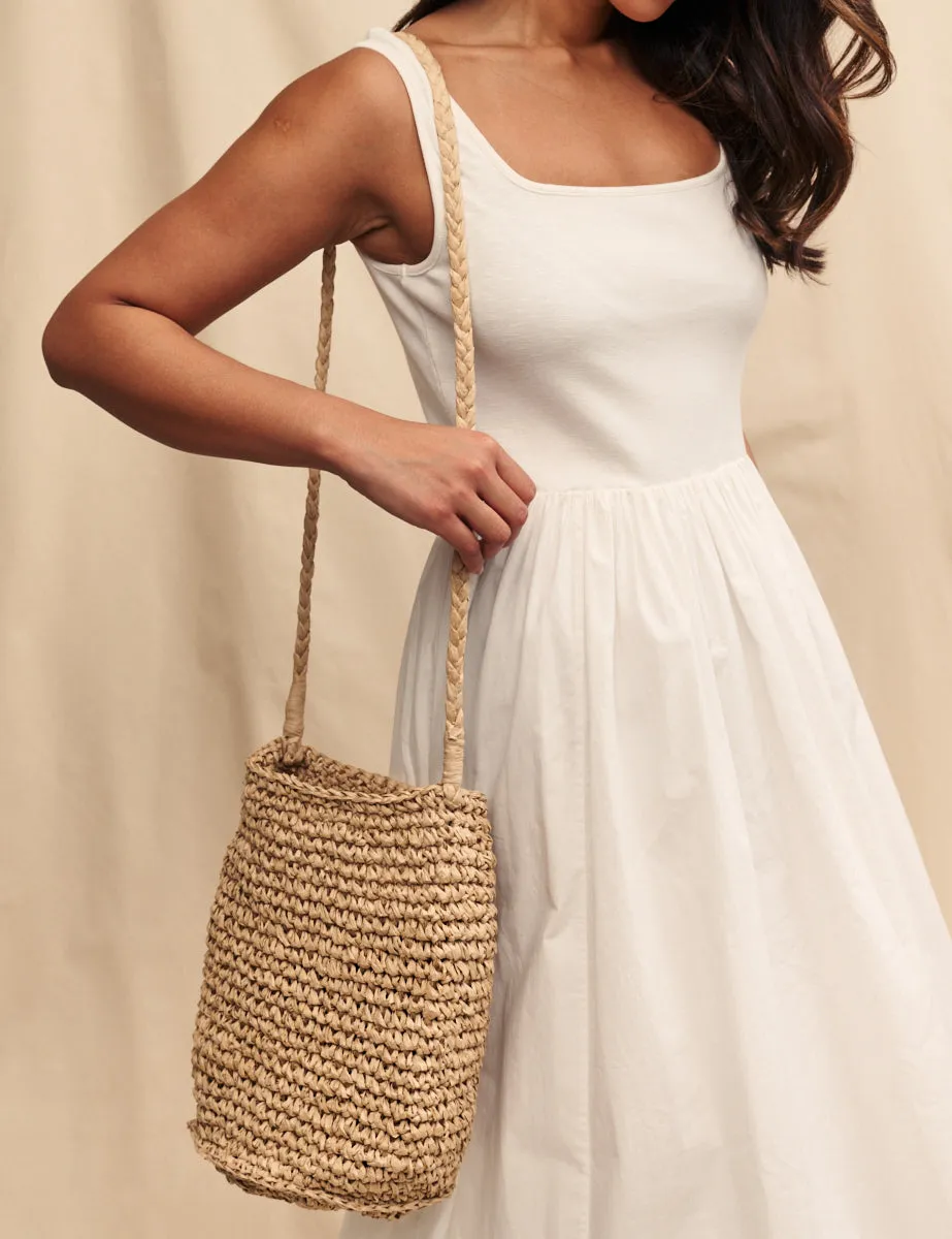 Raffia Bucket Bag sold by Nobody's Child product image thumbnail 4