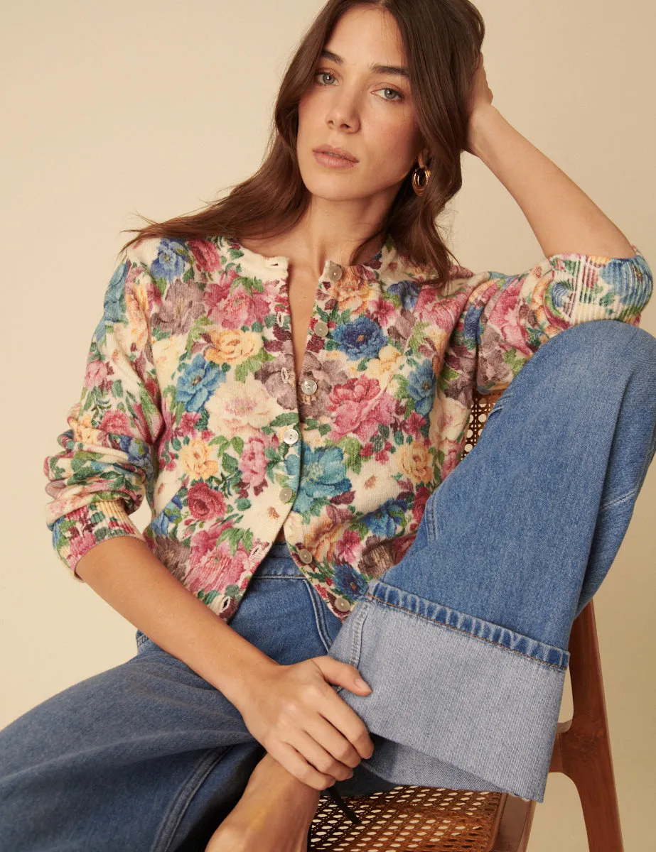 Floral Printed Cardigan sold by Nobody's Child product image thumbnail 2