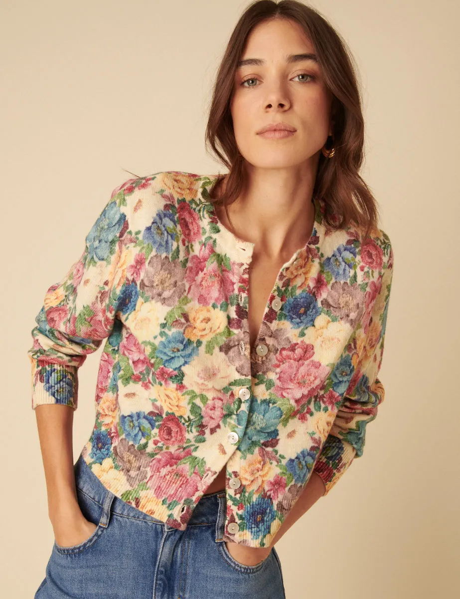 Floral Printed Cardigan sold by Nobody's Child product image thumbnail 5