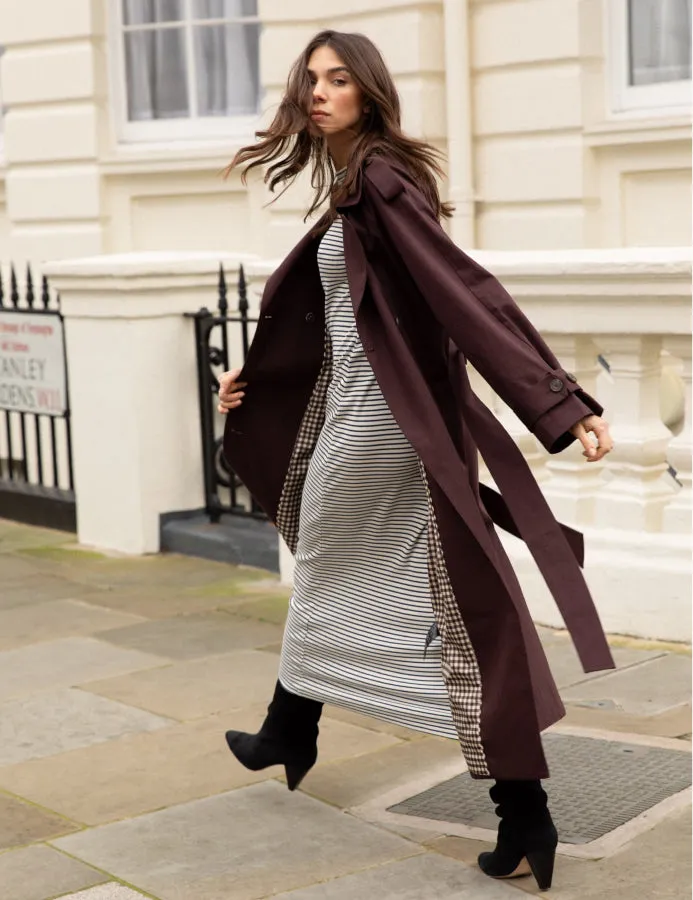 Brown Double Breasted Trench Coat sold by Nobody's Child product image thumbnail 3