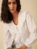 White Tie Front Broderie Anglaise Blouse sold by Nobody's Child