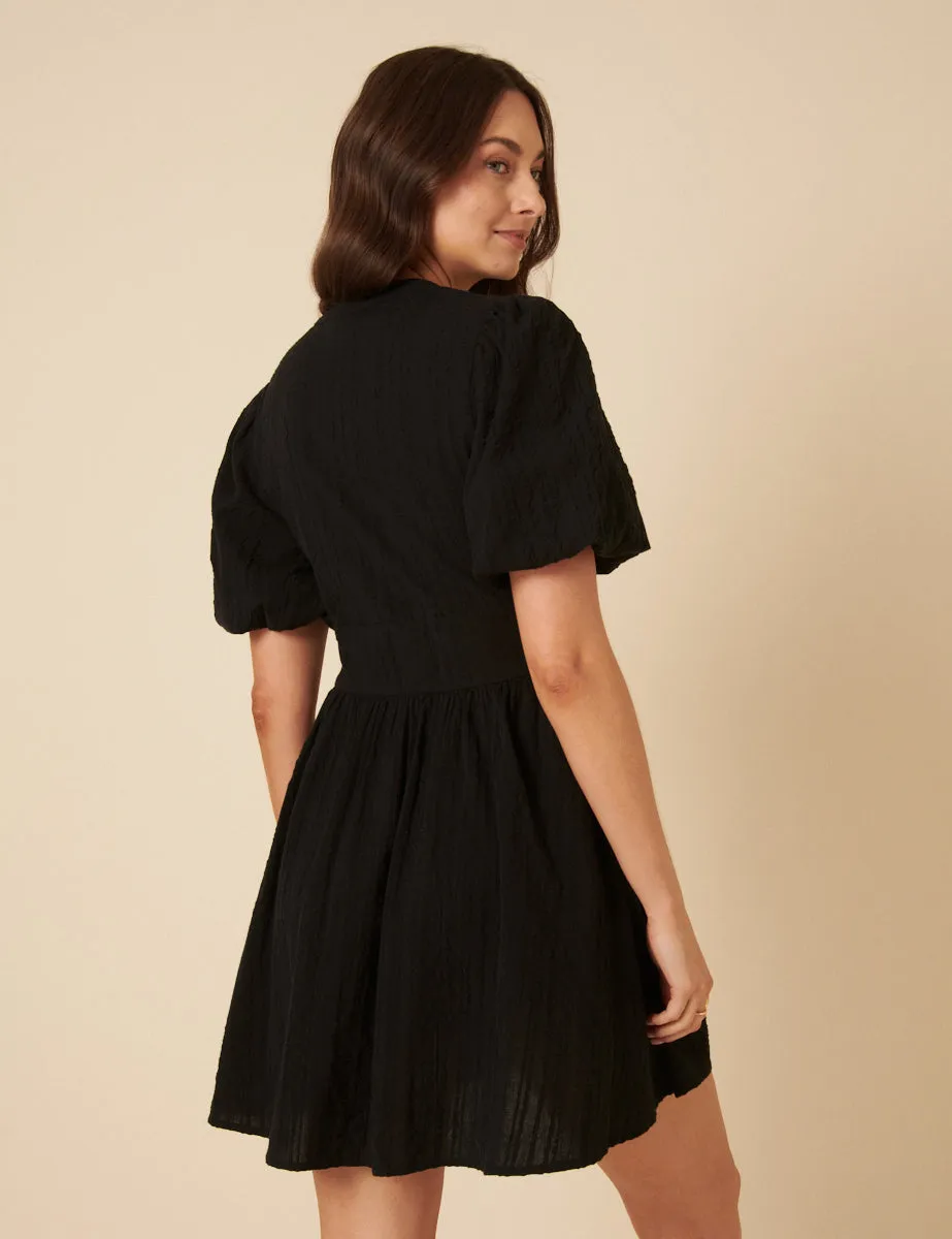 Black Starlight Mini Dress sold by Nobody's Child product image thumbnail 4