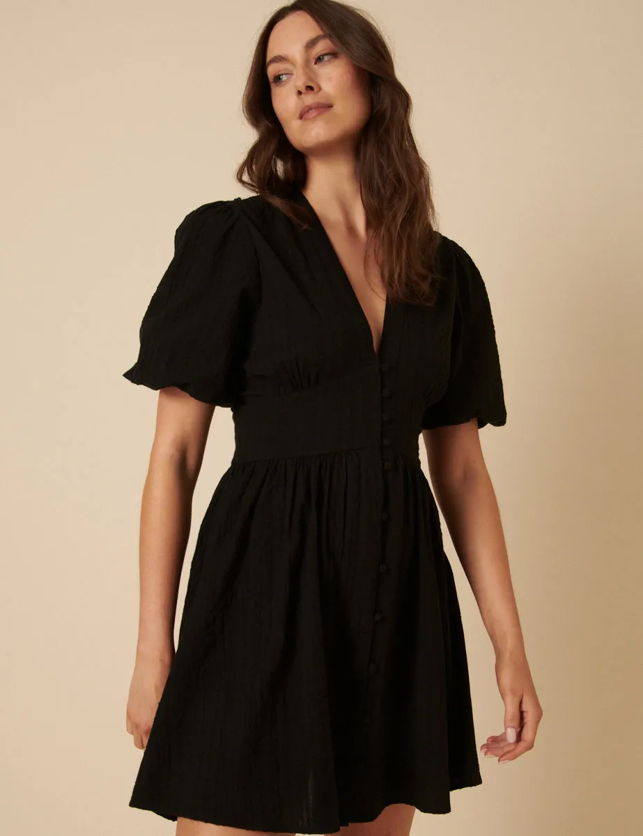 Black Starlight Mini Dress sold by Nobody's Child product image thumbnail 2