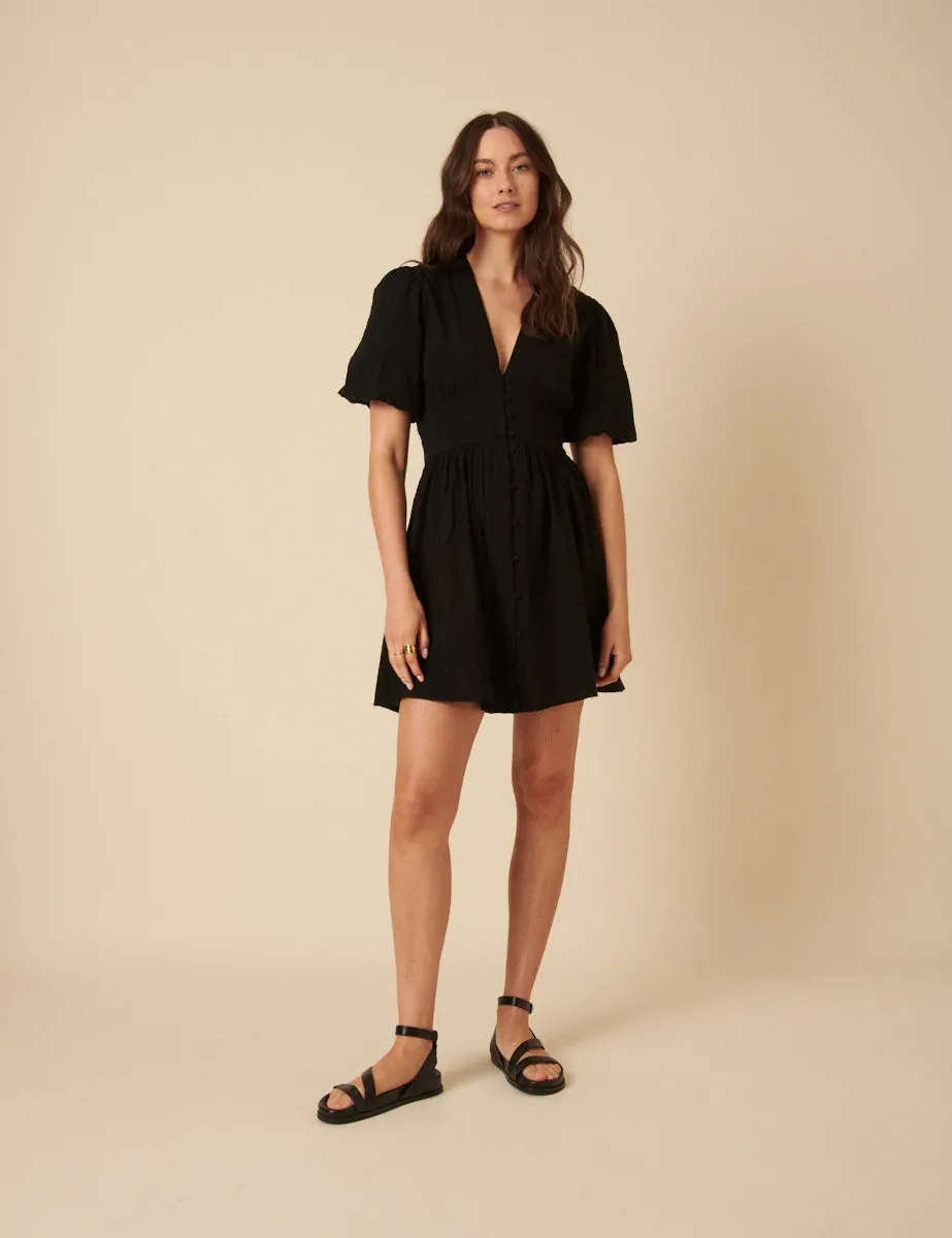 Black Starlight Mini Dress sold by Nobody's Child product image thumbnail 3