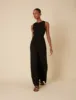 Black Shirred Jumpsuit sold by Nobody's Child