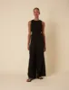 Black Shirred Jumpsuit sold by Nobody's Child