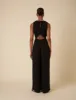 Black Shirred Jumpsuit sold by Nobody's Child