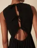 Black Shirred Jumpsuit sold by Nobody's Child