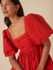 Red Nova Midi Dress sold by Nobody's Child