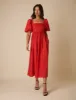 Red Nova Midi Dress sold by Nobody's Child