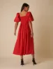 Red Nova Midi Dress sold by Nobody's Child