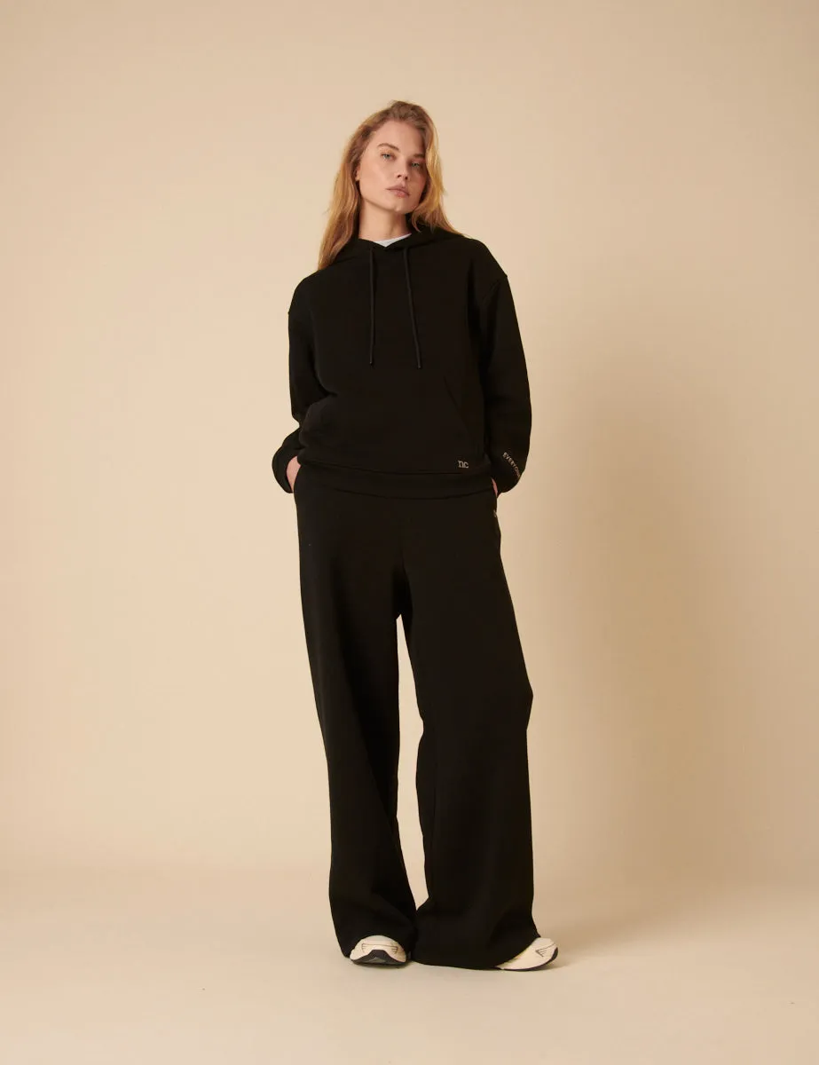 Black Relaxed Hoodie sold by Nobody's Child product image thumbnail 3