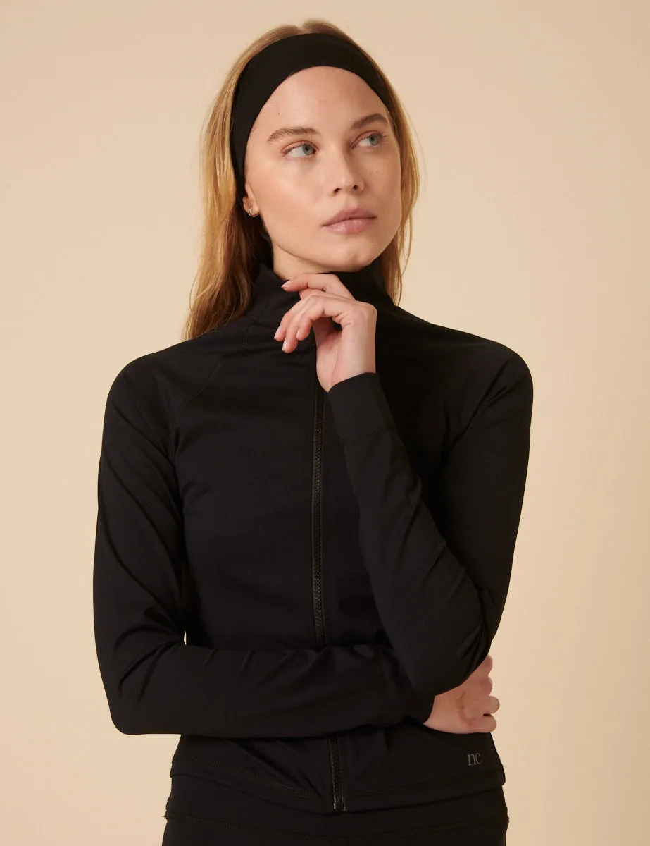 Black Zip Through Active Top sold by Nobody's Child product image thumbnail 3