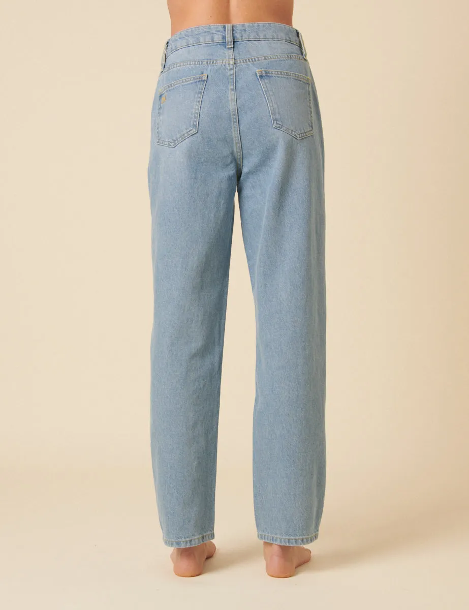 Blue Straight Full Length Jeans sold by Nobody's Child product image thumbnail 5