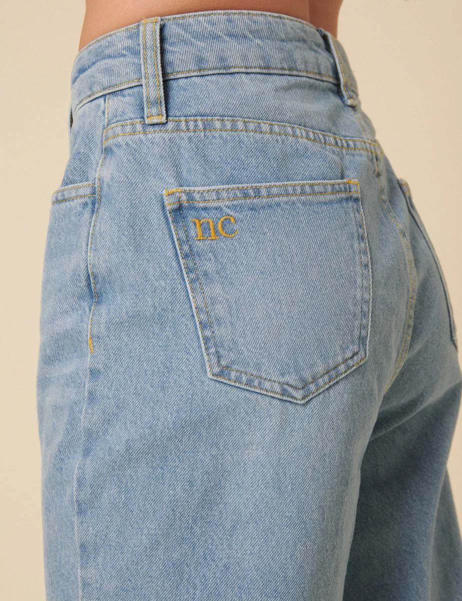 Blue Straight Full Length Jeans sold by Nobody's Child product image thumbnail 2