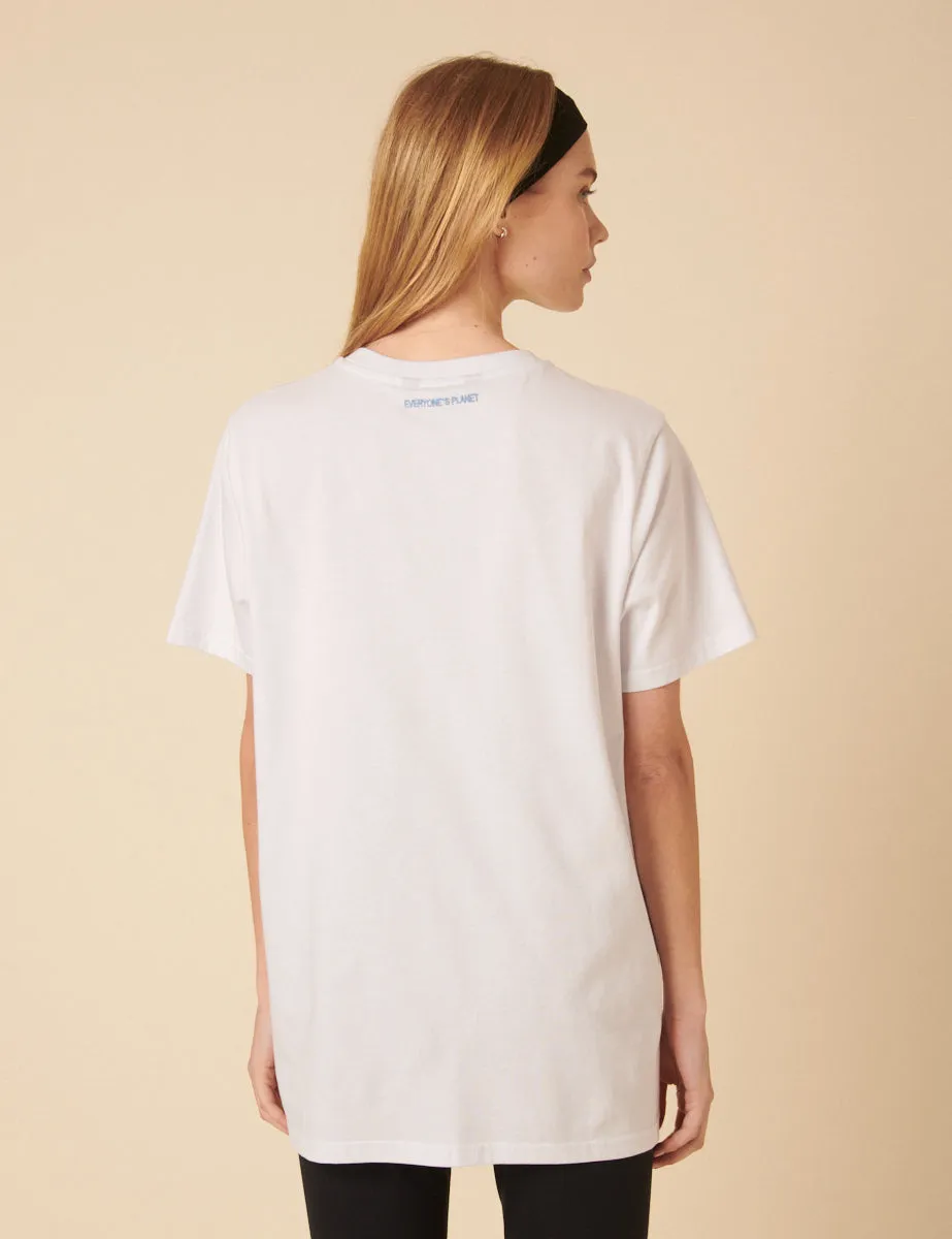 White Oversized T-shirt sold by Nobody's Child product image thumbnail 4